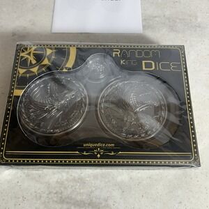 Unique Random King Dice Roulette Metal Dice Set Mechanical 7-in-2 Dual-Spin W...